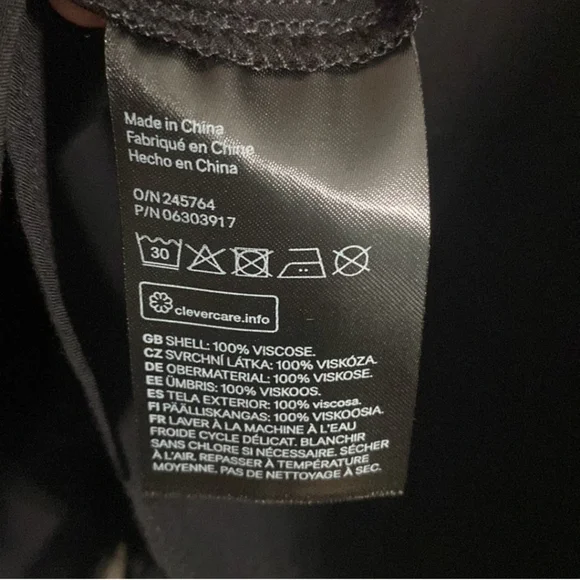 Divided Black Off-the-Shoulder Peasant Style Blouse Size 12 - Picture 4 of 10